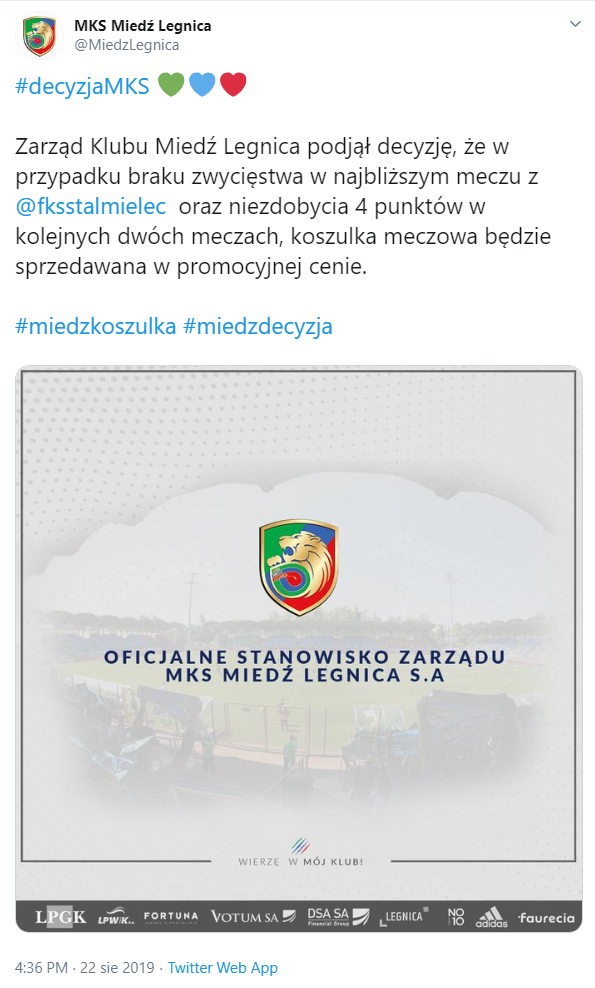 Mistrzowska ODPOWIEDŹ Miedzi Legnica na komunikat Odry Opole :D